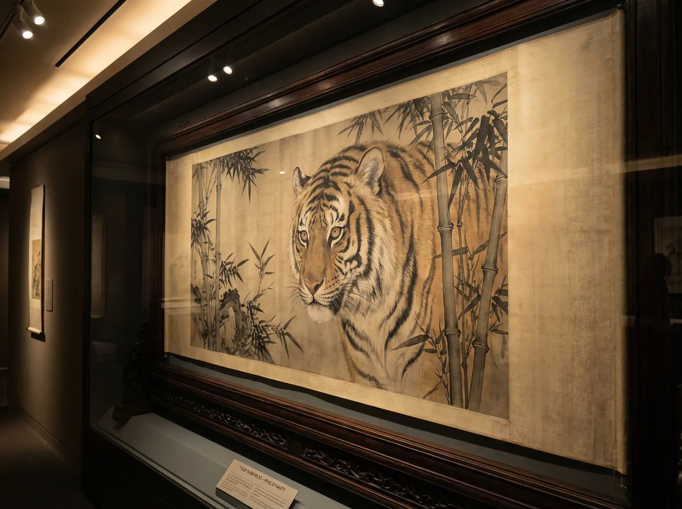 水墨虎画 - 四虎视频 | 工笔虎画鉴赏